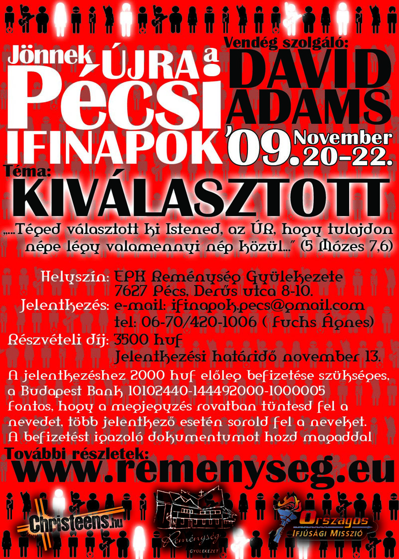 Pécsi ifjúsági napok 2009 meghívó